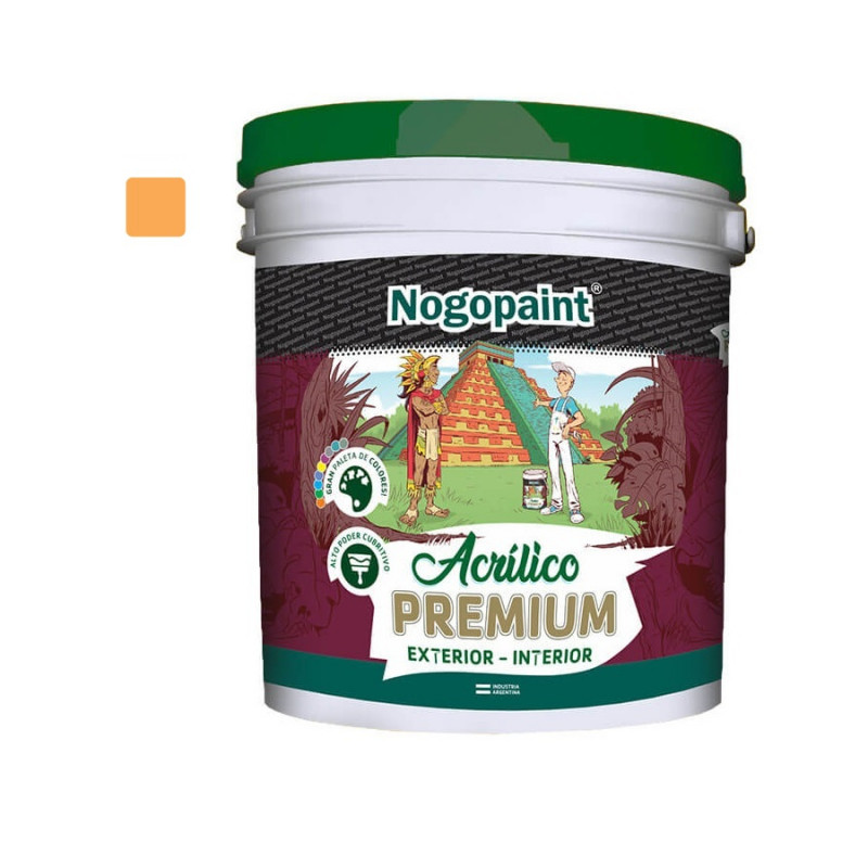 Latex acrilico Premium 1 lt maiz Nogopaint