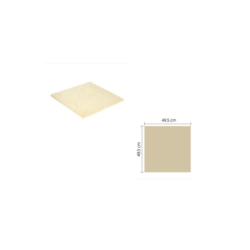 Baldosa atermica Solarium marfil 50 x 50cm Culzoni