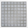 M2 baldosa pulida 40 x 40cm adoquin 64 panes gris