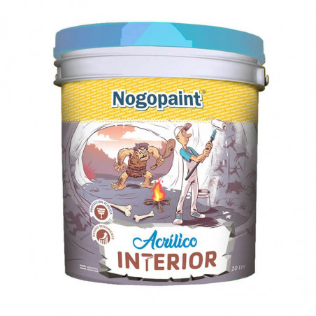 latex acrilico Interior 20 lts blanco Nogopaint