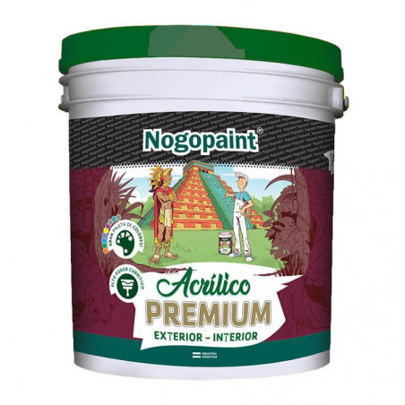 Latex acrilico Premium 10 lts blanco Nogopaint