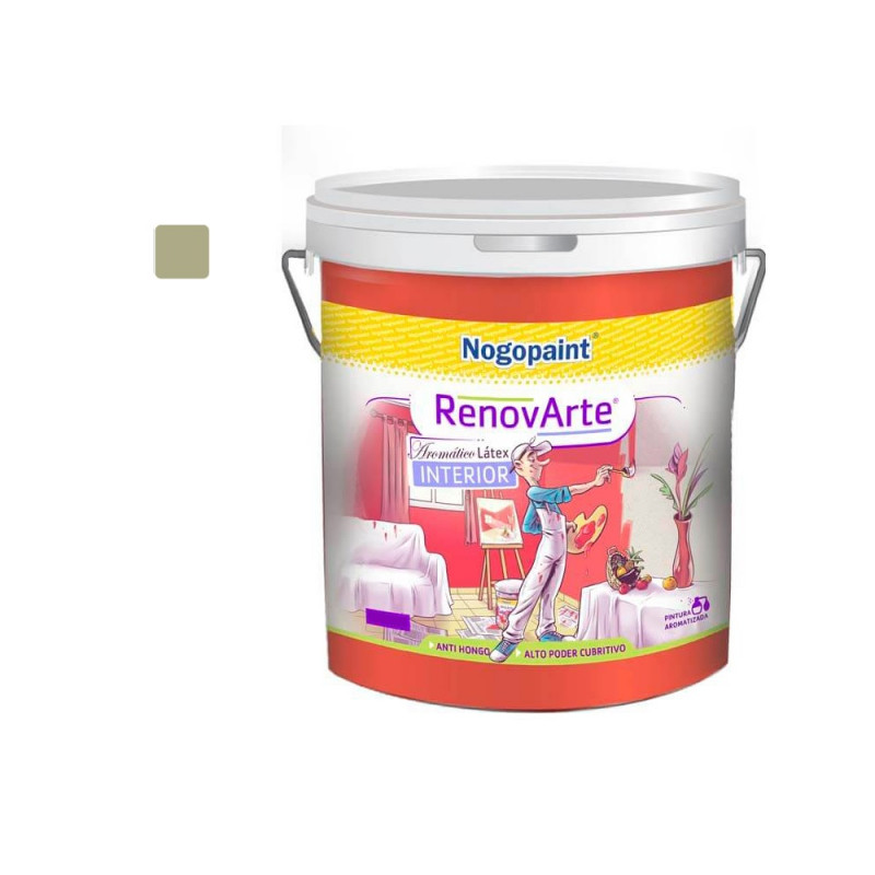 Latex acrilico Interior Renovarte 1 lt avellana Nogopaint