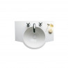 Lavatorio Marina 65cm 3 agujeros LH63J Ferrum