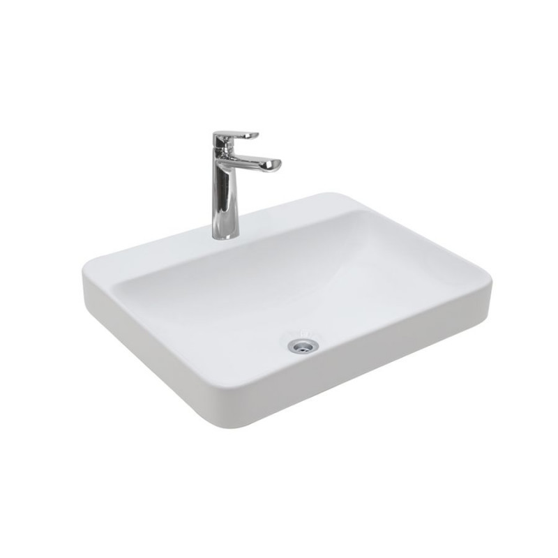 Lavatorio de apoyar Dongio rectangular Ferrum