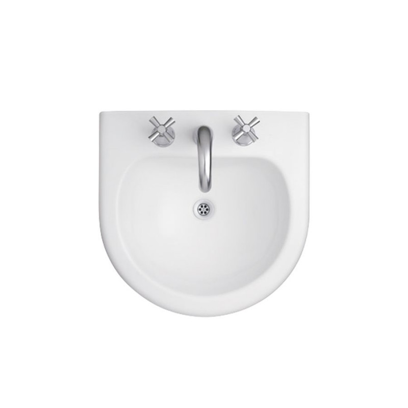 lavatorio 3 agujeros Avignon 50 cm blanco Ferrum