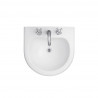 lavatorio 3 agujeros Avignon 50 cm blanco Ferrum