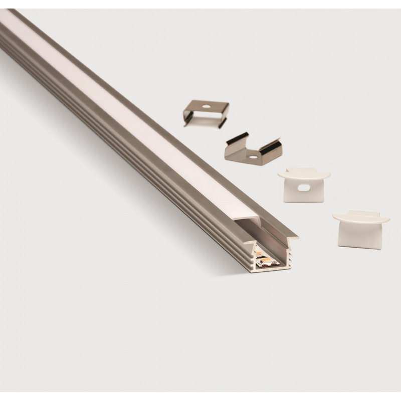 Listello aluminio LED de embutir 12 x 21.7mm Atrim