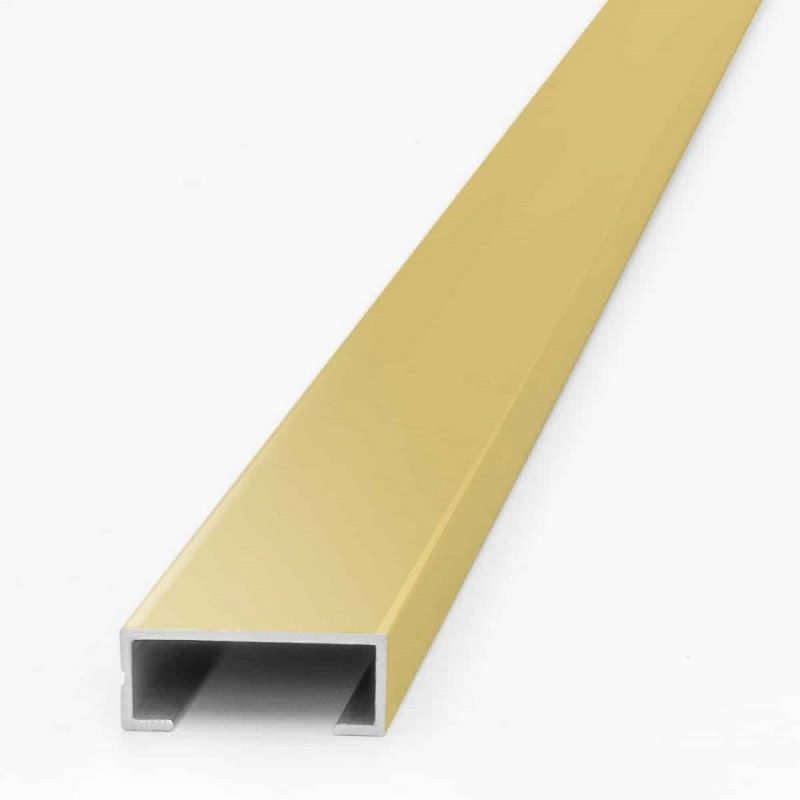 Listello aluminio 20mm Luxor oro brillante Atrim