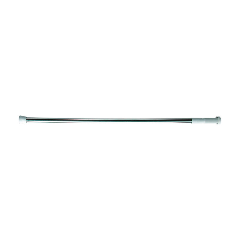 Barral extensible recto cortina baño acero inoxidable Gloa