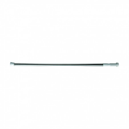 Barral extensible recto cortina baño acero inoxidable Gloa