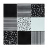 Malla de vidrio Alcora Negro 30 x 30cm Krystales