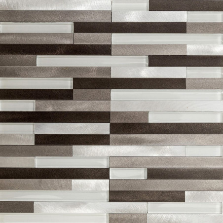Malla autoadhesiva Lund Strips gray 30 x 30cm Misiones