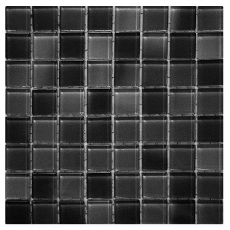 Malla de vidrio Frappe Noche 30 x 30cm Krystales