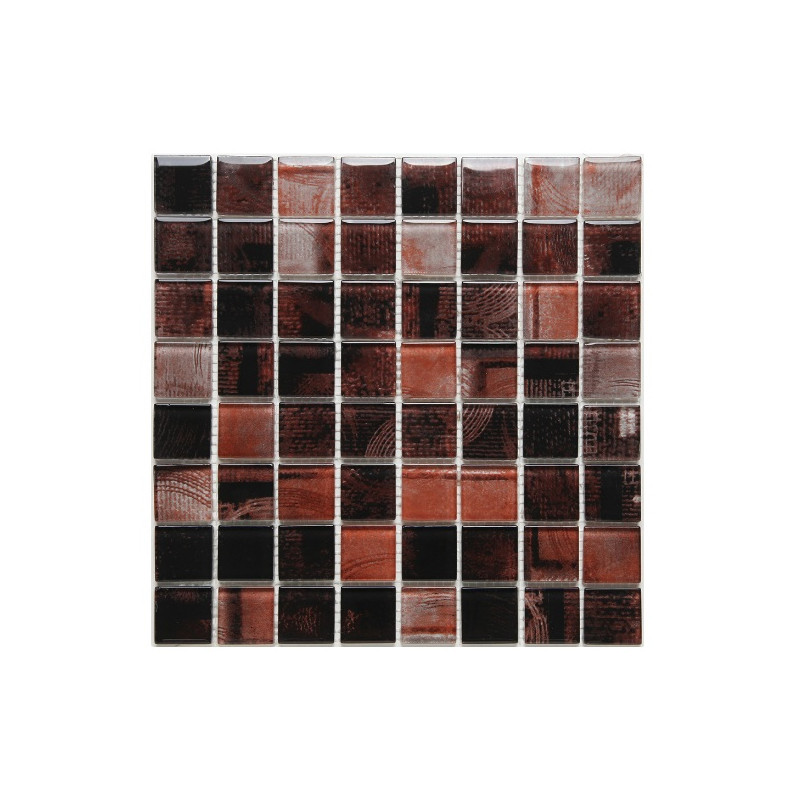 Malla de vidrio Prana Oxido 30 x 30cm Krystales