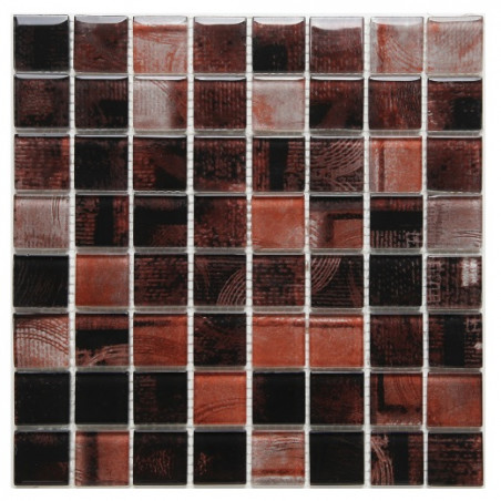 Malla de vidrio Prana Oxido 30 x 30cm Krystales
