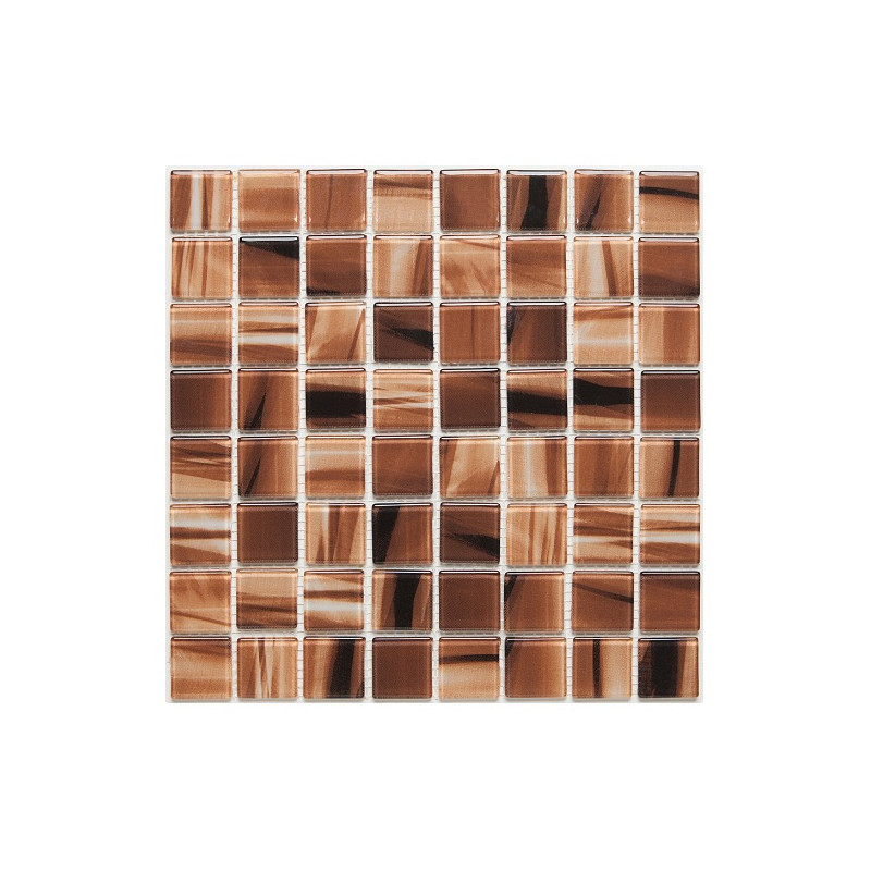 Malla de vidrio Saks Beige 30 x 30cm Krystales