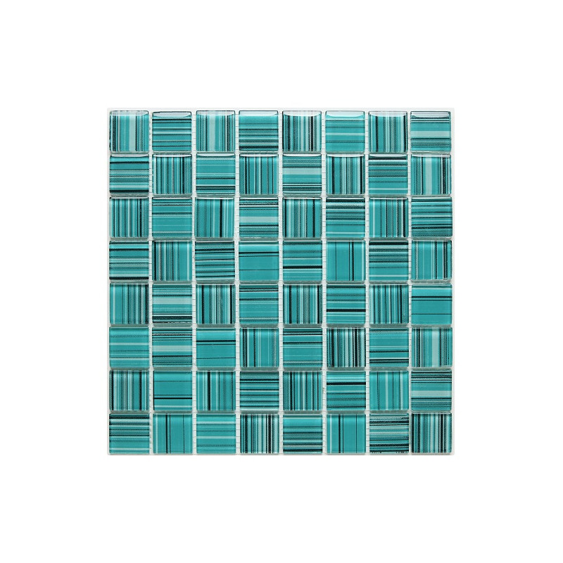 Malla de vidrio Selecto Turquesa 30 x 30cm Krystales