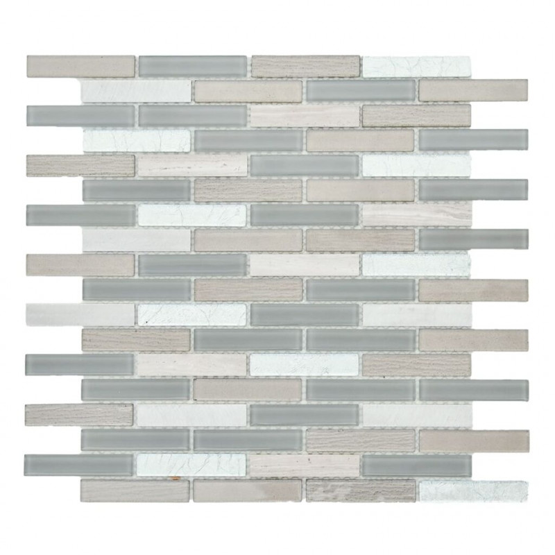 malla revestimiento Shiraz 4 Strips 30 x 30cm Misiones