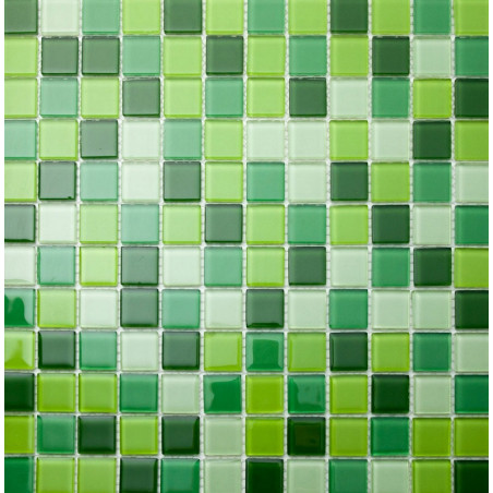 malla vidrio revestimiento Verde Saigon 30 x 30cm Misiones