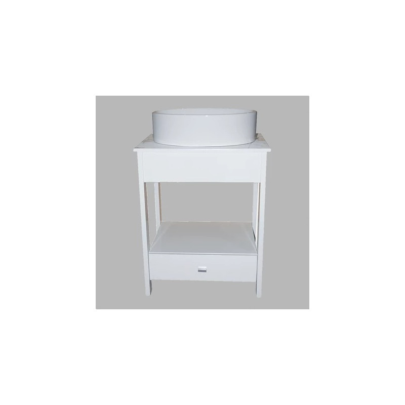 Mueble para baño Maral abierto con tapa 50cm sin bacha