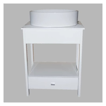 Mueble para baño Maral abierto con tapa 50cm sin bacha