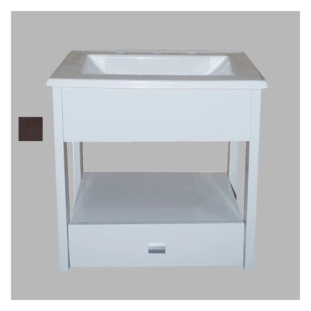 Mueble para baño Maral abierto colgante wengue 60cm IG