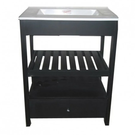 Mueble para baño Maral abierto Deck wengue 60cm IG