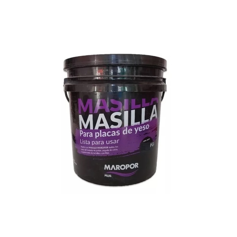Masilla para placas de yeso lista para usar 32 kg Maropor