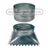 Base con alzada 8" 200 mm para extractor eolico