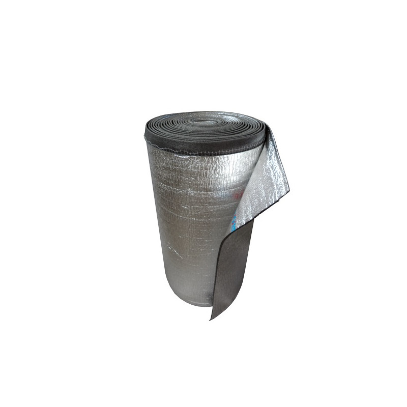 Membrana aislante 10mm con aluminio, red y solapa Isolant