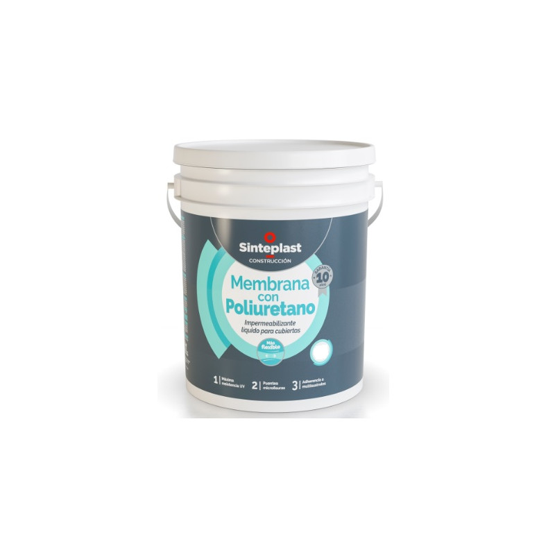 Membrana con poliuretano 20kg blanco Sinteplast