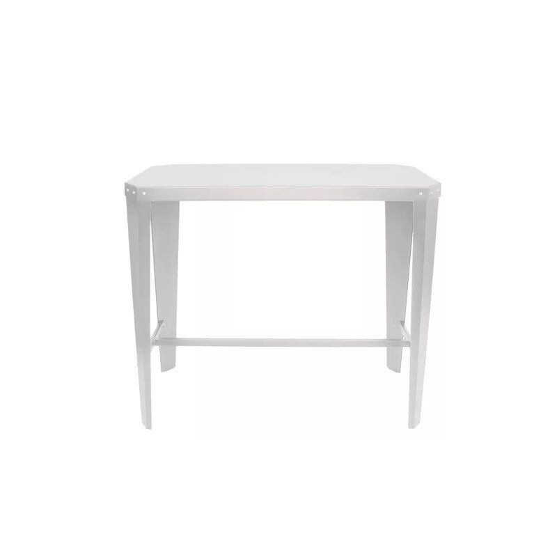Mesa alta Runko 120 blanca Tromen