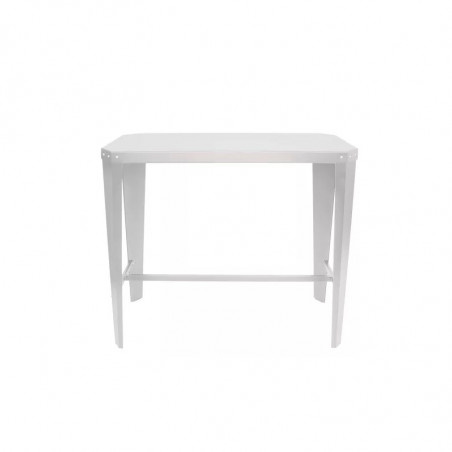 Mesa alta Runko 120 blanca Tromen