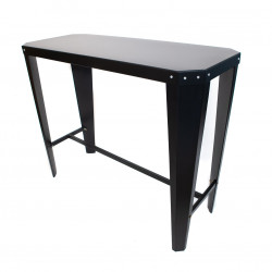 Mesa alta Runko 120 negra...