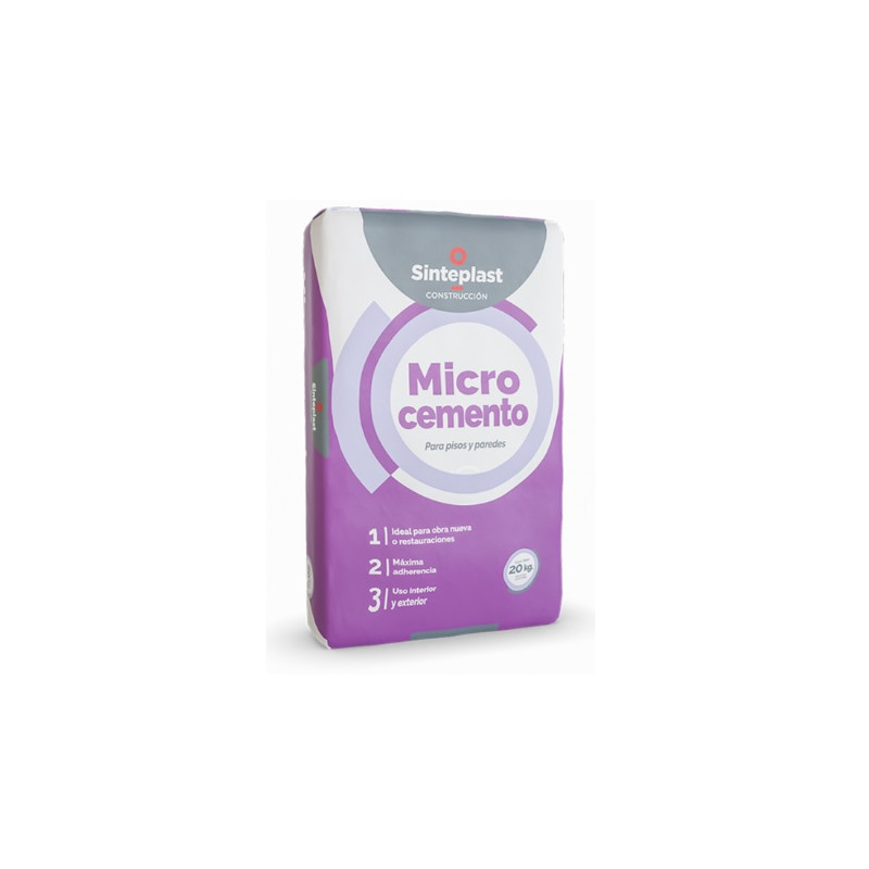 Base niveladora para microcemento 20 kg Sinteplast