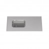 Mesada MS 120x60 cm bacha acero inox sin zocalo gris