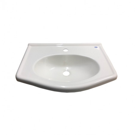 Mesada vanitory MS 50 cm 1 agujero blanca