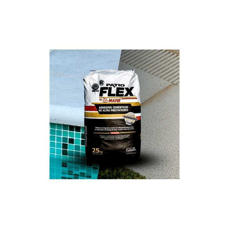 Mezcla adhesiva para atermicos Flex 25kg Patio