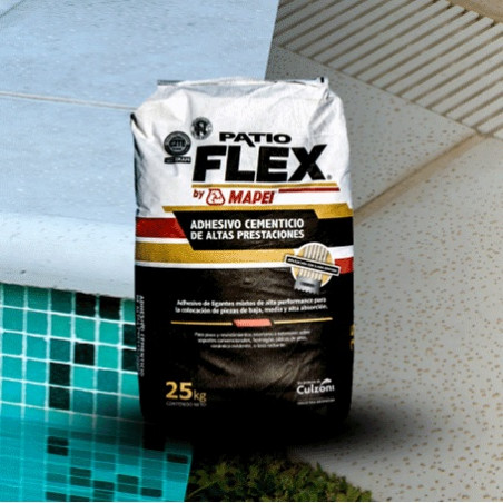 Mezcla adhesiva para atermicos Flex 25kg Patio
