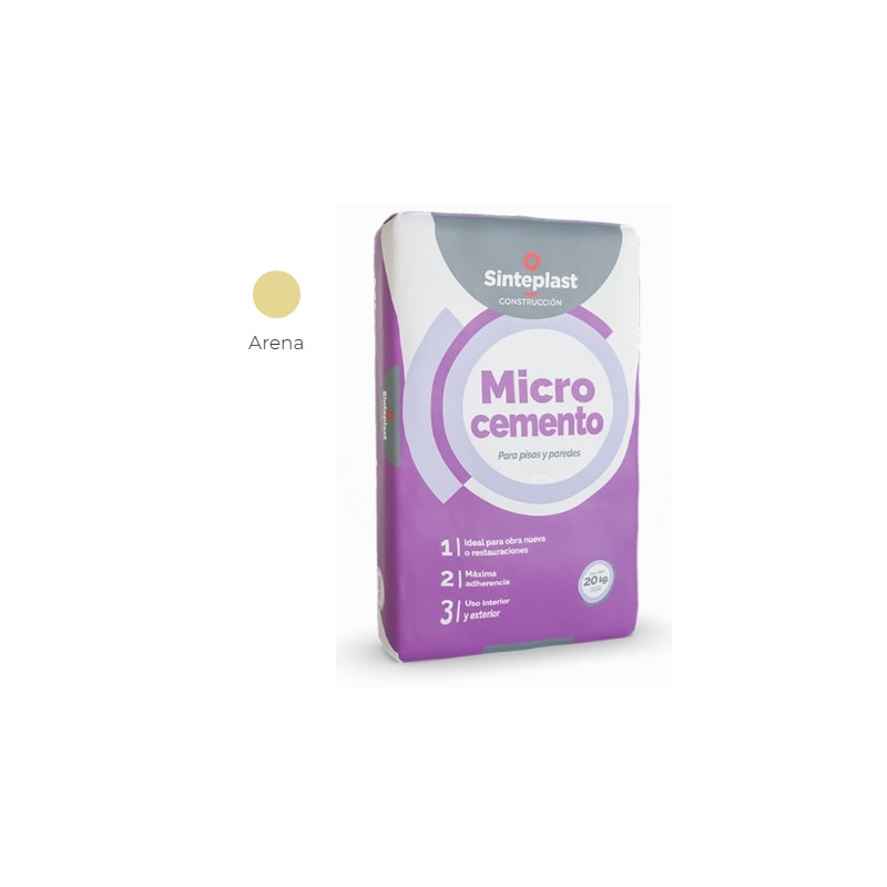 Microcemento arena 20kg Sinteplast