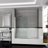 Media mampara movil 80 x 140 cm incoloro platil