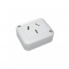 Modulo exterior 1 toma 10A blanco