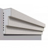 Moldura ME6 para exterior con revestimiento 18x7 cm