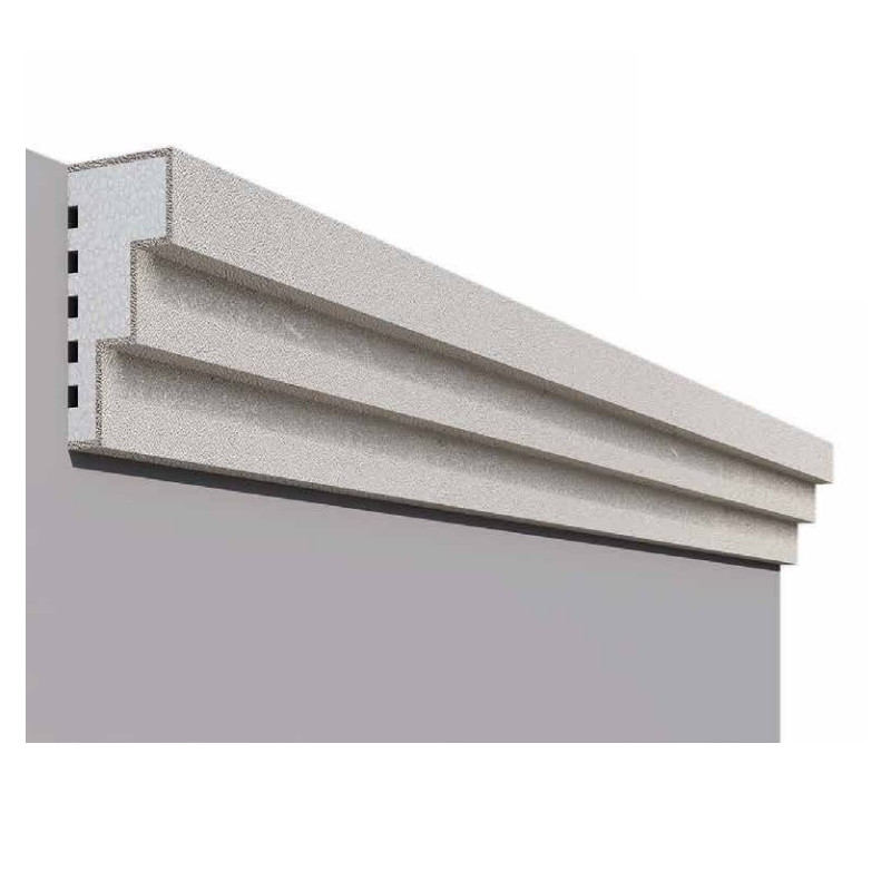 Moldura ME7 para exterior con revestimiento 11x5 cm