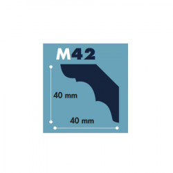 Moldura poliestireno M42...