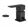Monocomando bidet negro Arq Piazza