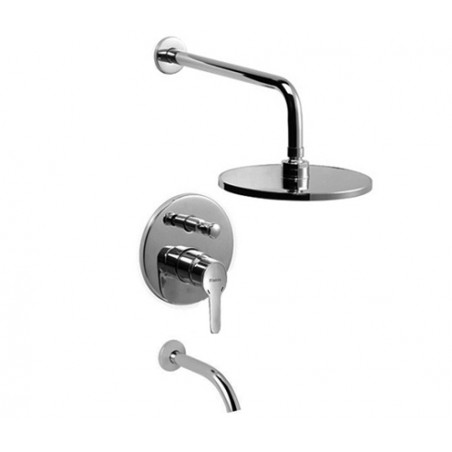 monocomando ducha con transferencia cromo Emblem Piazza