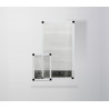 Mosquitero 150 x 110 cm aluminio blanco