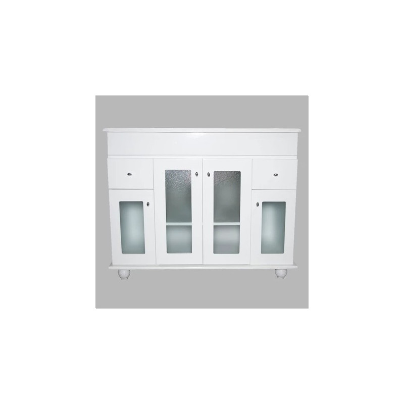Mueble para baño Maral blanco 100cm con mesada IG