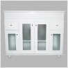 Mueble para baño Maral blanco 100cm con mesada IG